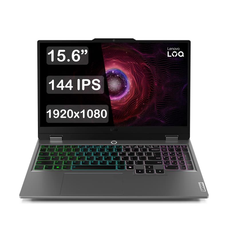 Игровой ноутбук Lenovo LOQ 3 Ryzen 7 7435HS / 16GB / SSD512GB / RTX4050 / DOS / (83JC005JRK) - фото #0, Technodom.kz