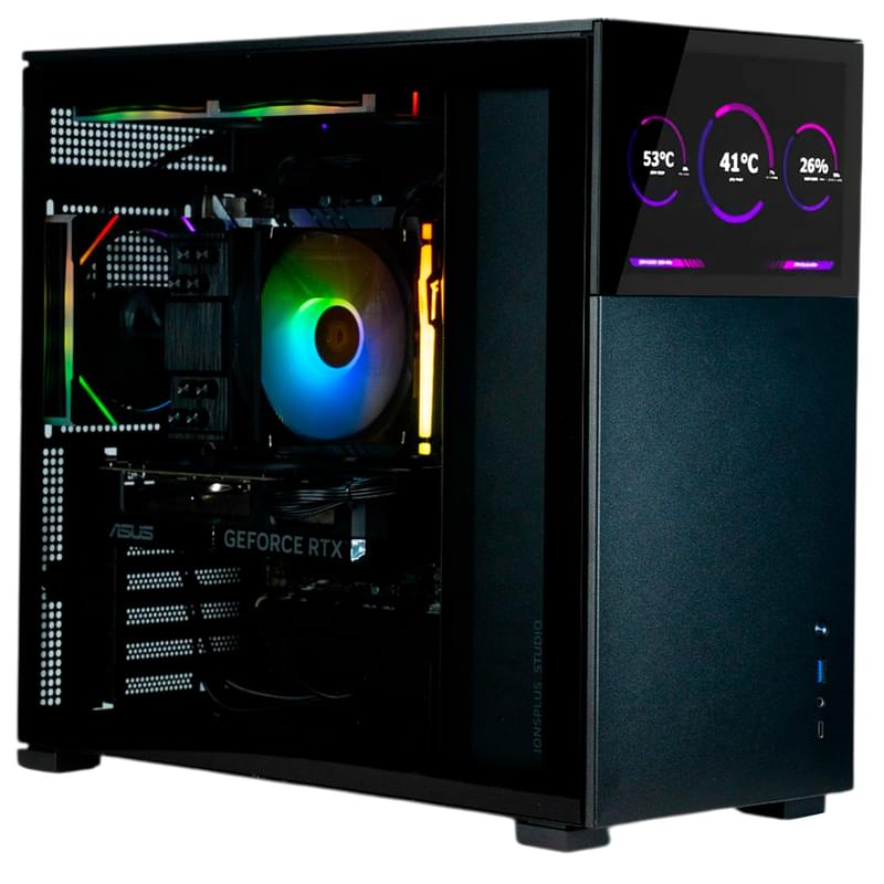 TechnoGaming ойын ПК 213(Ci5-13400/RTX 4060 8GB/D5 16GB/SSD 1TB/B760 WIFI/D41 STD SC BK) Win 11 - фото #1, Technodom.kz