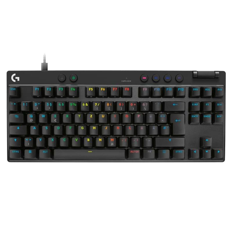 Игровая клавиатура LOGITECH PRO X TKL RAPID Gaming Keyboard  - BLACK - фото #0, Technodom.kz