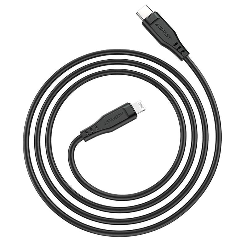 Кабель ACEFAST, USB-C to Lightning, TPE, black (C3-01bk - ACEFAST) - фото #1, Technodom.kz