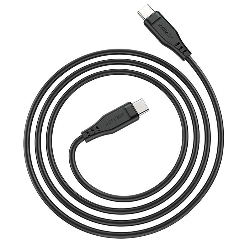 Кабель ACEFAST, TPE USB-C-USB-C, black (C3-03bk - ACEFAST) - фото #1, Technodom.kz