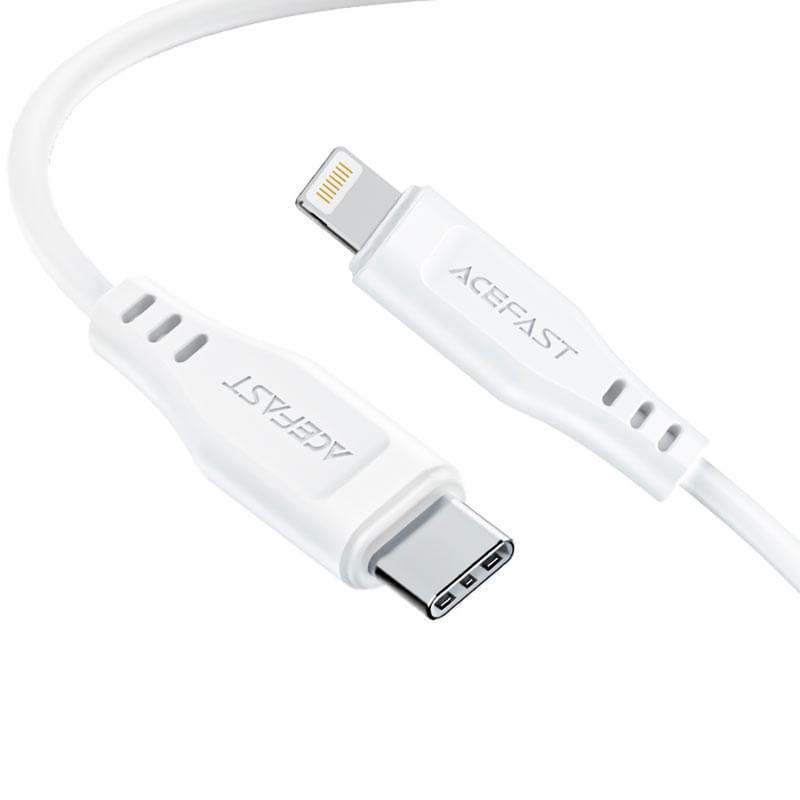 Кабель ACEFAST, USB-C to Lightning, TPE, white (C3-01wt - ACEFAST) - фото #0, Technodom.kz