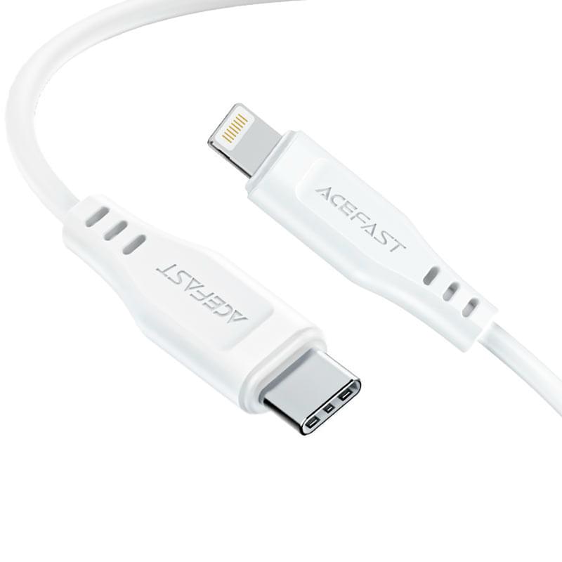 Кабель ACEFAST, USB-C to Lightning, TPE, white (C3-01wt - ACEFAST) - фото #0, Technodom.kz