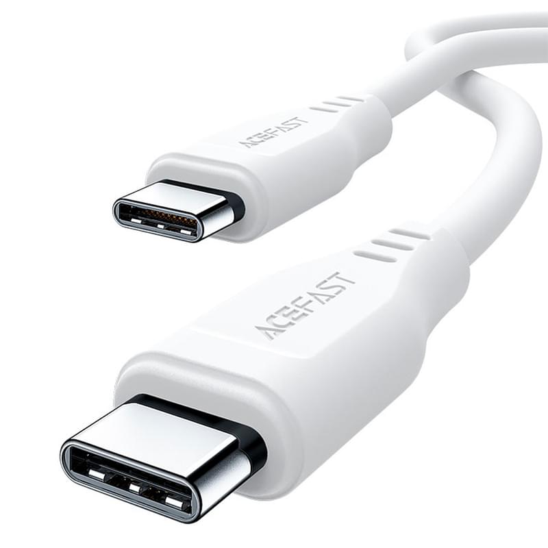 Кабель ACEFAST, TPE USB-C-USB-C, white (C3-03wt - ACEFAST) - фото #0, Technodom.kz
