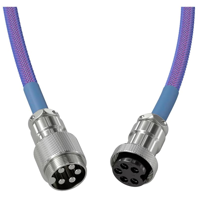 Кабель для клавиатуры USB 2.0 - Type-C Glorious Coiled Cable, Nebula (GLO-CBL-COIL-NEBULA) - фото #3, Technodom.kz
