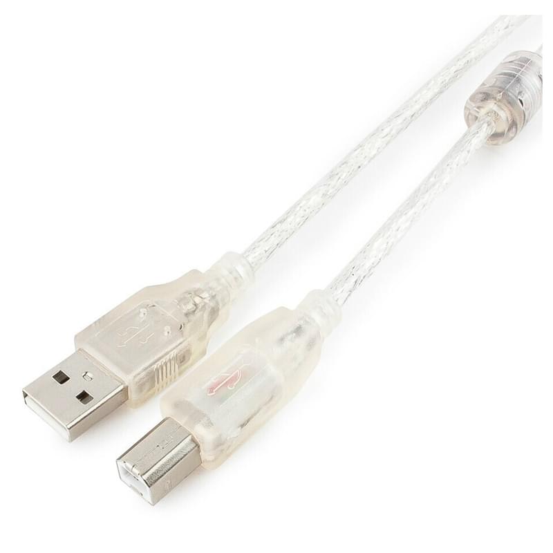 Принтерге арналған кабелі Cablexpert, USB 2.0 A-B, 4,5м мөлдір (CCF-USB2-AMBM-TR-15) - фото #0, Technodom.kz