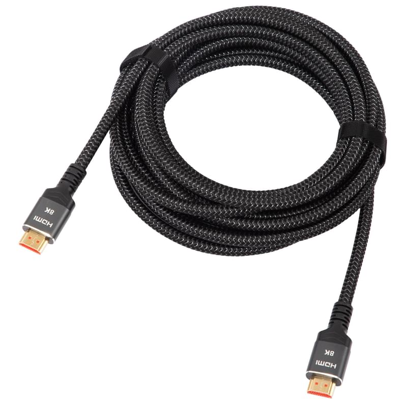 Кабель HDMI-HDMI NEO 5м 2.1 Plug 8K Black (HHCL-MC50M21VG) - фото #0, Technodom.kz