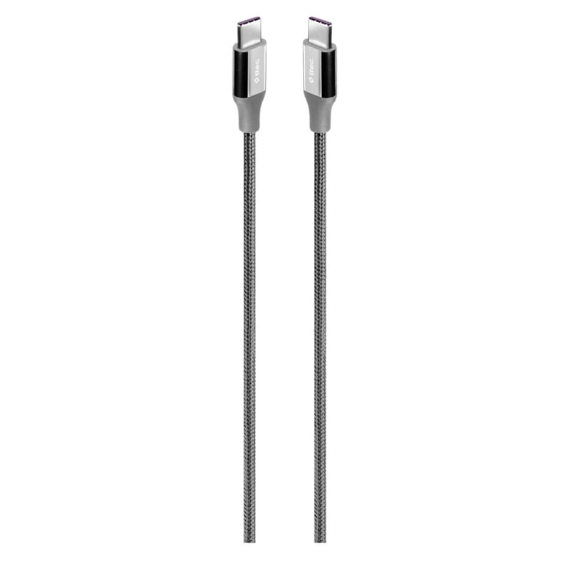 Кабель ttec AlumiCable 100W ,Type-C - Type-C ,fast Charge Cable, Space Grey,150cm  (2DK53UG) - фото #0, Technodom.kz