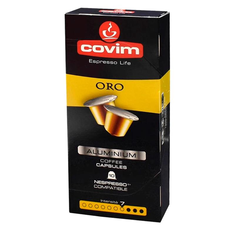 Капсулы кофейные Nespresso Covim Caffe' NE Alu Oro 10 шт - фото #0, Technodom.kz