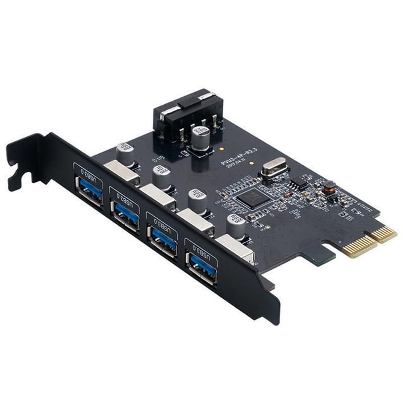 Карта расширения PCI-e ORICO PVU3-4P-V1 для 4xType-A - фото #0, Technodom.kz