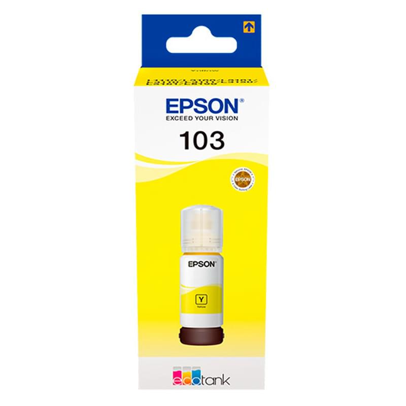 Epson Картриджі 103 EcoTank Yellow (L3100/3101/3110/3150/3151 арналған) ҮСБЖ - фото #0, Technodom.kz