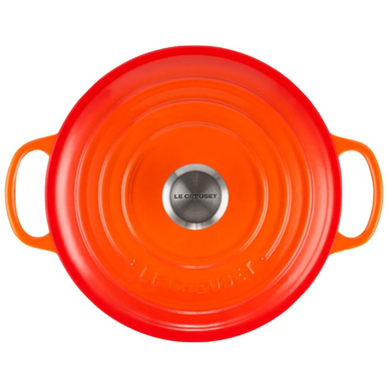 Кастрюля 24см чугун Оранжевая лава S LE CREUSET 21177240902430 - фото #3, Technodom.kz