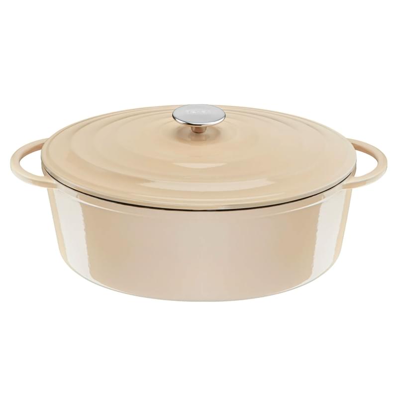 Lov (шойын) Tefal E2590604 қақпағы бар сопақша кәстрөлі 34см ақшыл сары - фото #0, Technodom.kz