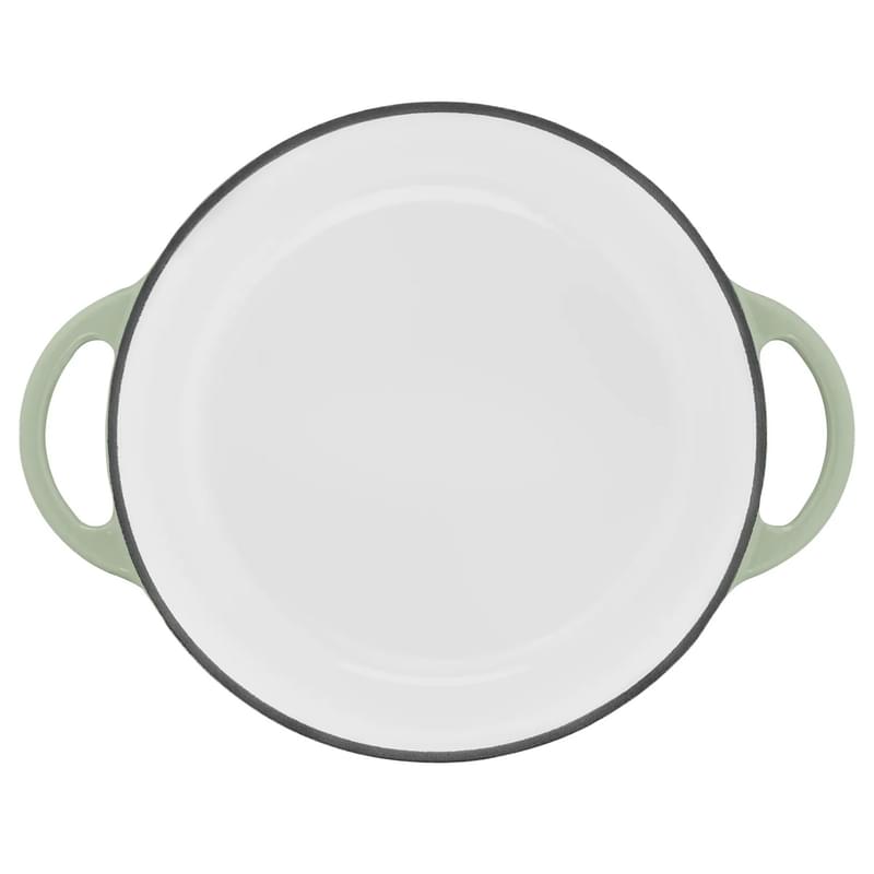 Кастрюля с крышкой 25см зеленая Lov (чугун) Tefal E2580404 - фото #3, Technodom.kz