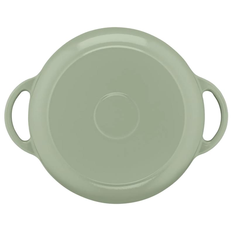Кастрюля с крышкой 25см зеленая Lov (чугун) Tefal E2580404 - фото #4, Technodom.kz