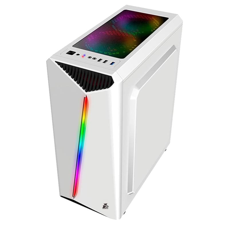 ПК корпус 1STPLAYER Rainbow R3 Midtower, window, White ATX (Rainbow R3 White) - фото #3, Technodom.kz