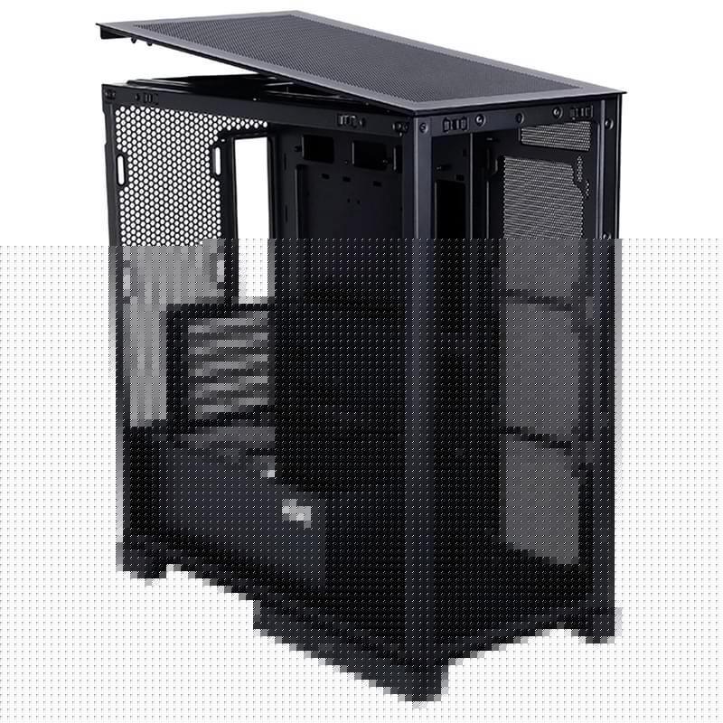 ПК корпус 2E FANTOM GK701B MiniTower, window, Black mATX (GK701B) - фото #6, Technodom.kz
