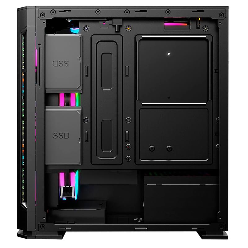 ПК корпус 2E Gaming CALLEO MiniTower, window, Black mATX (2E-GB700) - фото #5, Technodom.kz