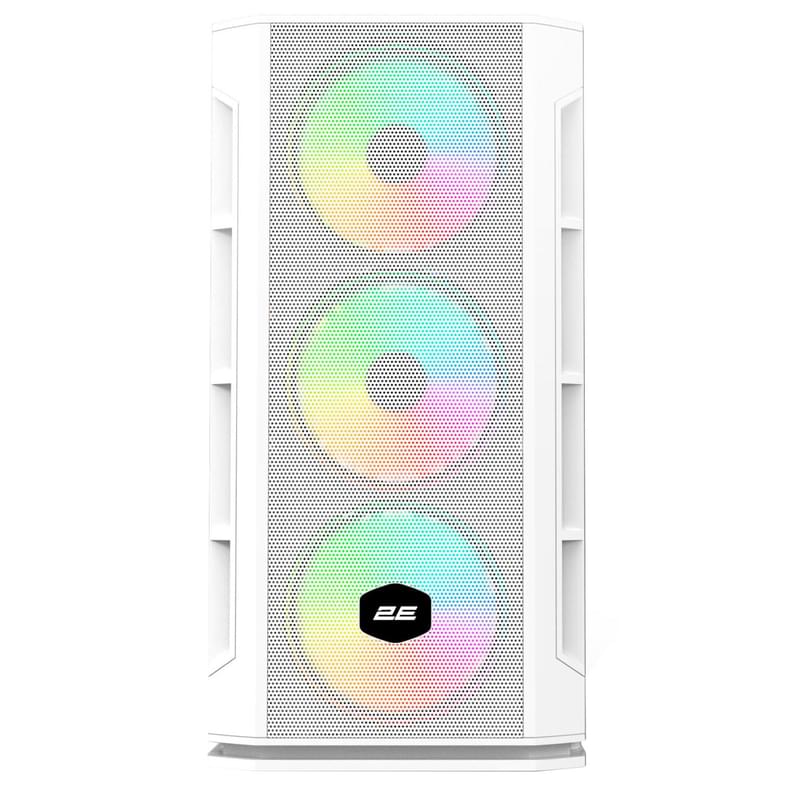 ПК корпус 2Е Gaming CALLEO White MiniTower, window, White ATX (2E-GB700W) - фото #1, Technodom.kz