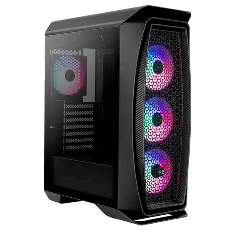 ПК корпус Aerocool Aero One Frost MidTower, window, Black ATX (Aero One Frost-G-BK-v1) - фото #0, Technodom.kz