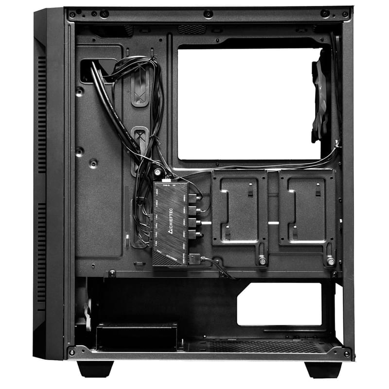 ПК корпус Chieftec Hunter MidTower, window, Black ATX (GS-01B-OP) - фото #6, Technodom.kz