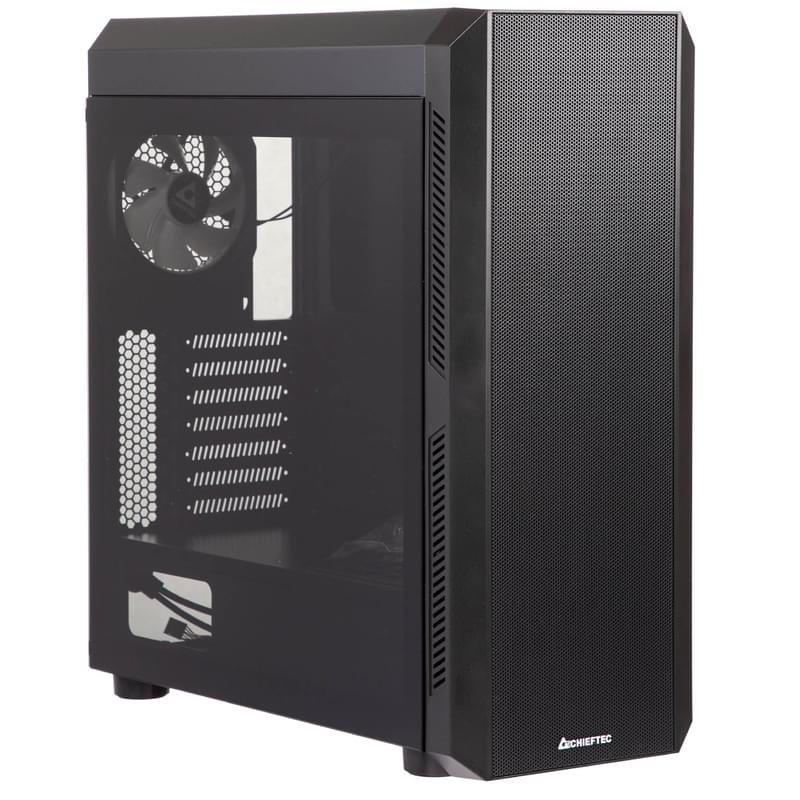 ПК корпус Chieftec Scorpion IV MidTower, window, Black ATX (GL-04B-OP) - фото #0, Technodom.kz