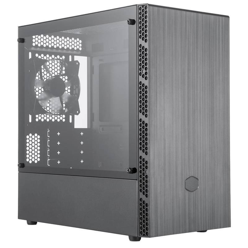 ПК корпус CoolerMaster MasterBox MB400L MiniTower, window, Black ATX (MCB-B400L-KGNN-S00) - фото #0, Technodom.kz