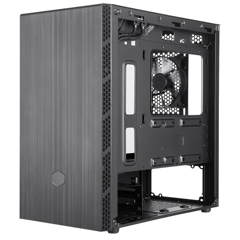ПК корпус CoolerMaster MasterBox MB400L MiniTower, window, Black ATX (MCB-B400L-KGNN-S00) - фото #2, Technodom.kz