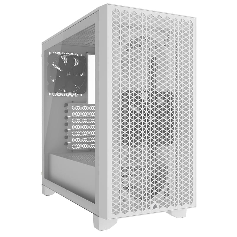 ПК корпус Corsair 3000D AIRFLOW MidTower, window, White EATX (CC-9011252-WW) - фото #0, Technodom.kz