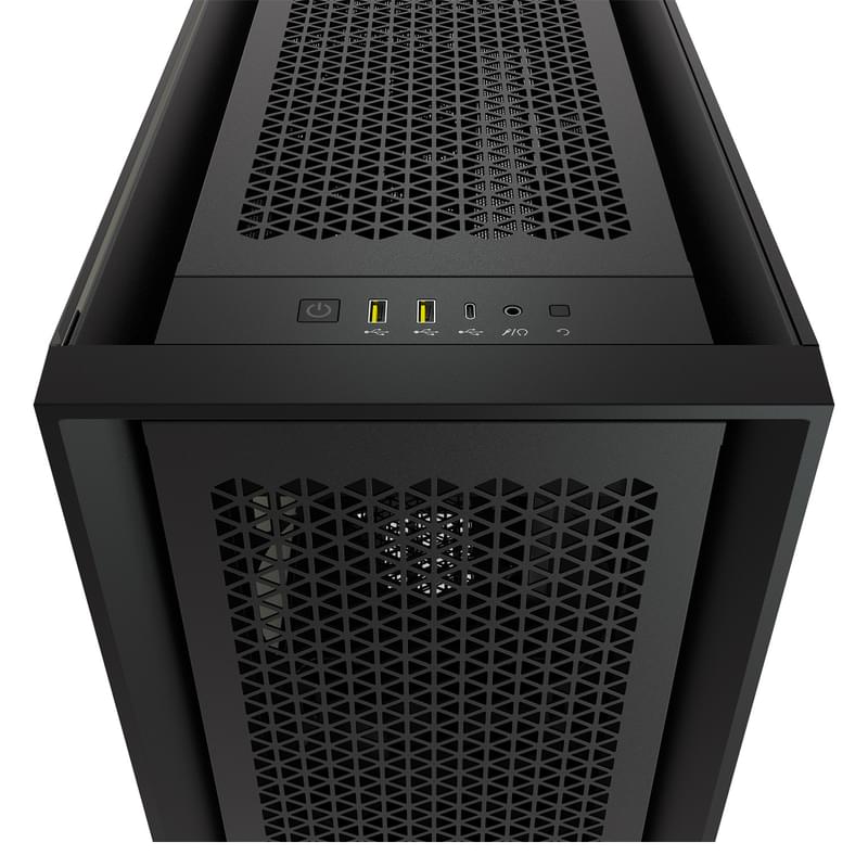 ПК корпус Corsair 5000D AIRFLOW MidTower, window, Black EATX (CC-9011210-WW) - фото #5, Technodom.kz