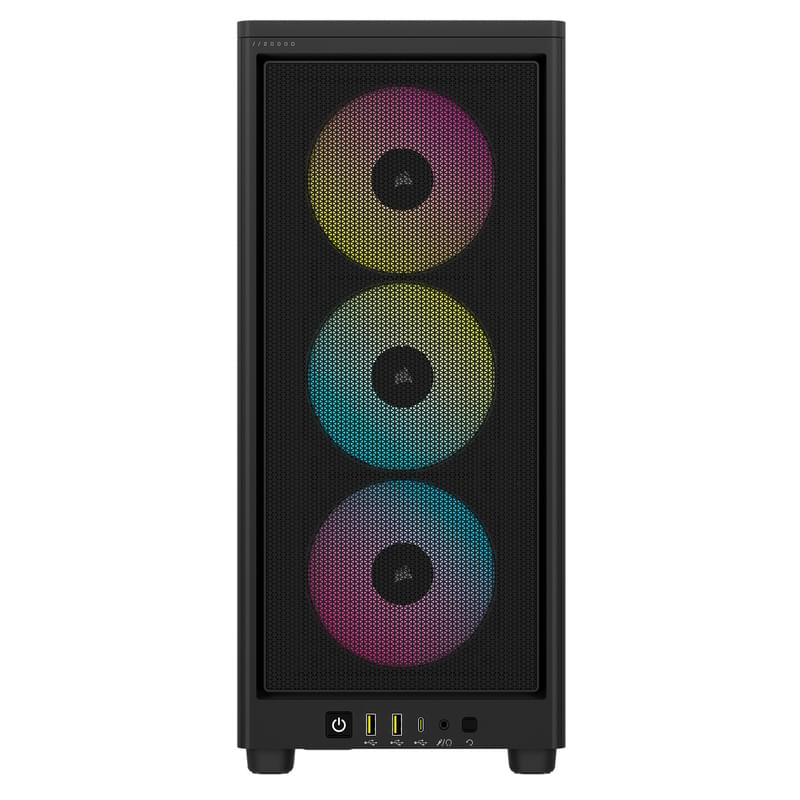 ПК корпус Corsair iCUE 2000D RGB AIRFLOW MiniTower, Black m-ITX (CC-9011246-WW) - фото #2, Technodom.kz