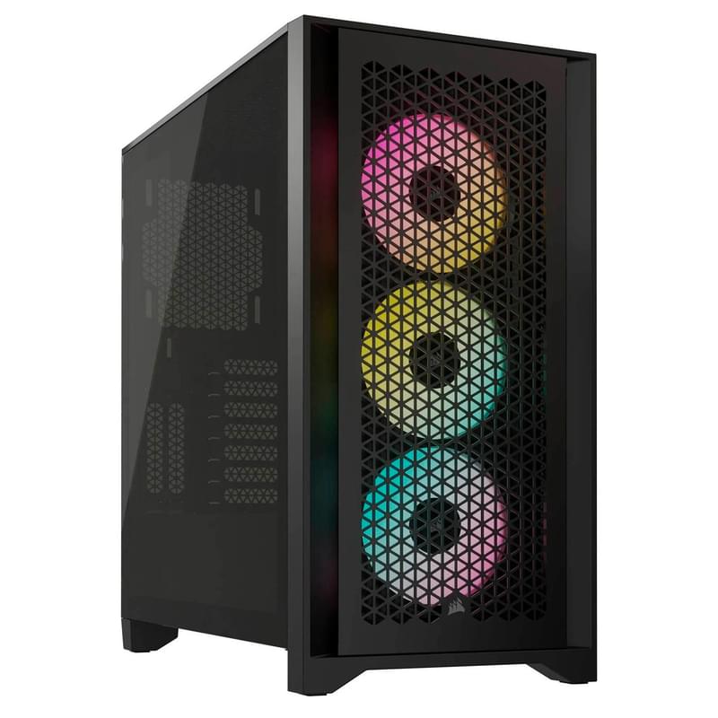 Corsair iCUE 4000D RGB AIRFLOW MidTower, window, Black EATX (CC-9011240-WW) кейсі - фото #0, Technodom.kz