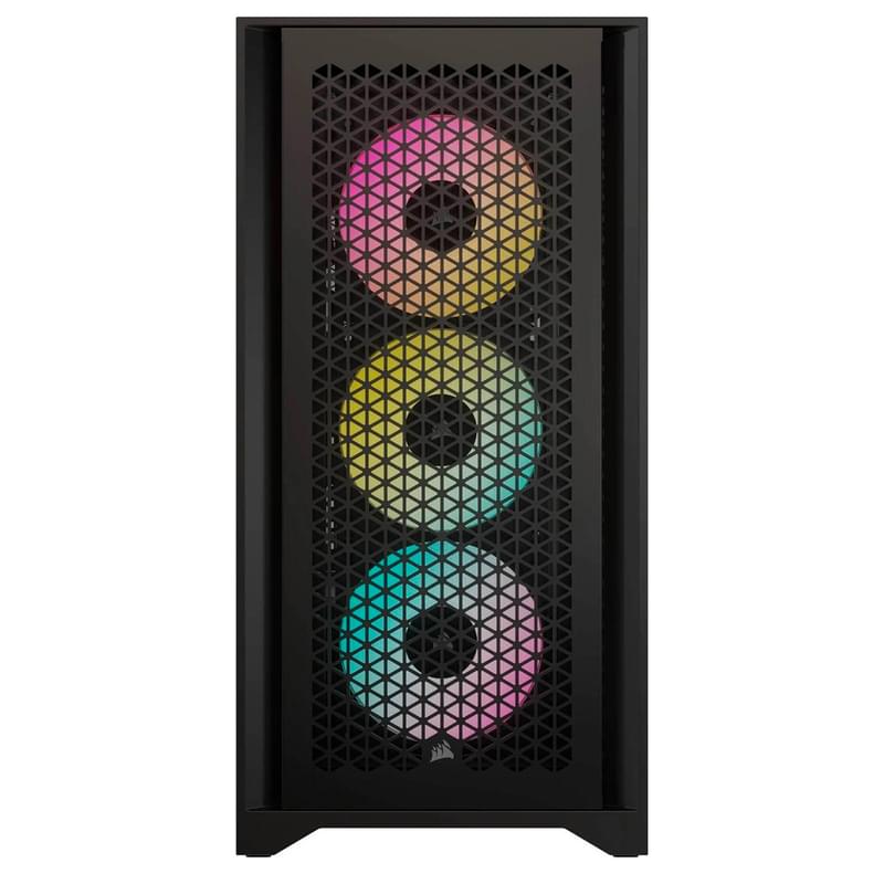 Corsair iCUE 4000D RGB AIRFLOW MidTower, window, Black EATX (CC-9011240-WW) кейсі - фото #1, Technodom.kz