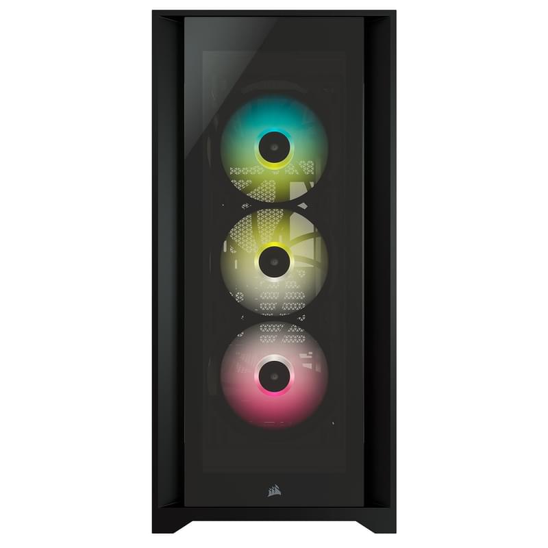 ПК корпус Corsair iCUE 5000X RGB MidTower, window, Black EATX (CC-9011212-WW) - фото #2, Technodom.kz