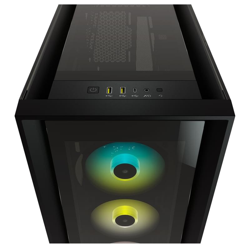 ПК корпус Corsair iCUE 5000X RGB MidTower, window, Black EATX (CC-9011212-WW) - фото #6, Technodom.kz