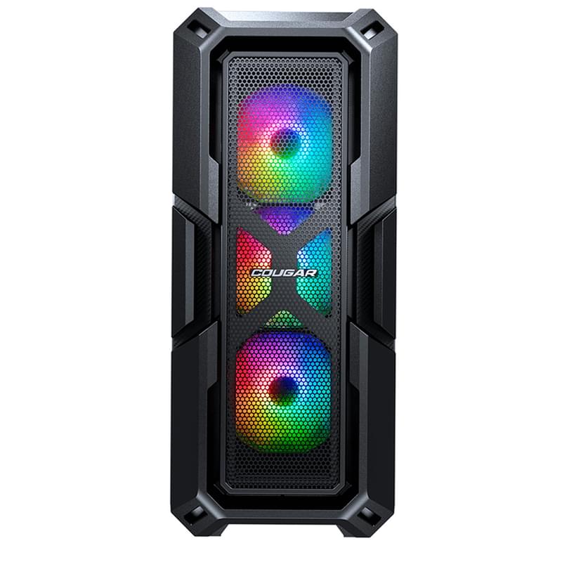 ПК корпус Cougar MX440 Mesh RGB MidTower, window, Black ATX (CGR-56C1B-MESH-RGB) - фото #1, Technodom.kz