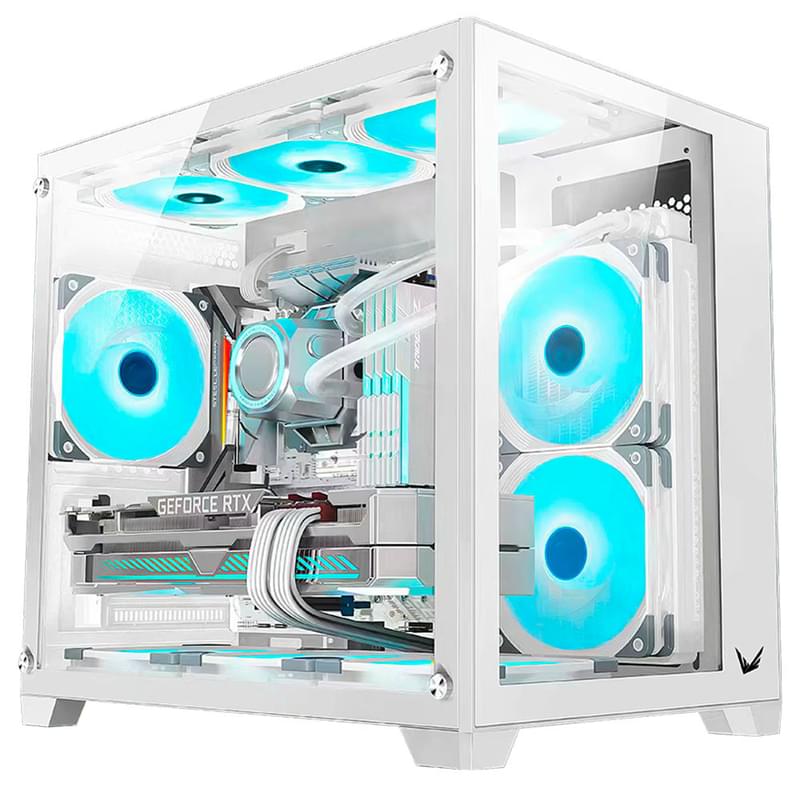 ПК корпус Formula V Crystal Z5 MiniTower, window, White mATX [Crystal Z5 White] - фото #0, Technodom.kz