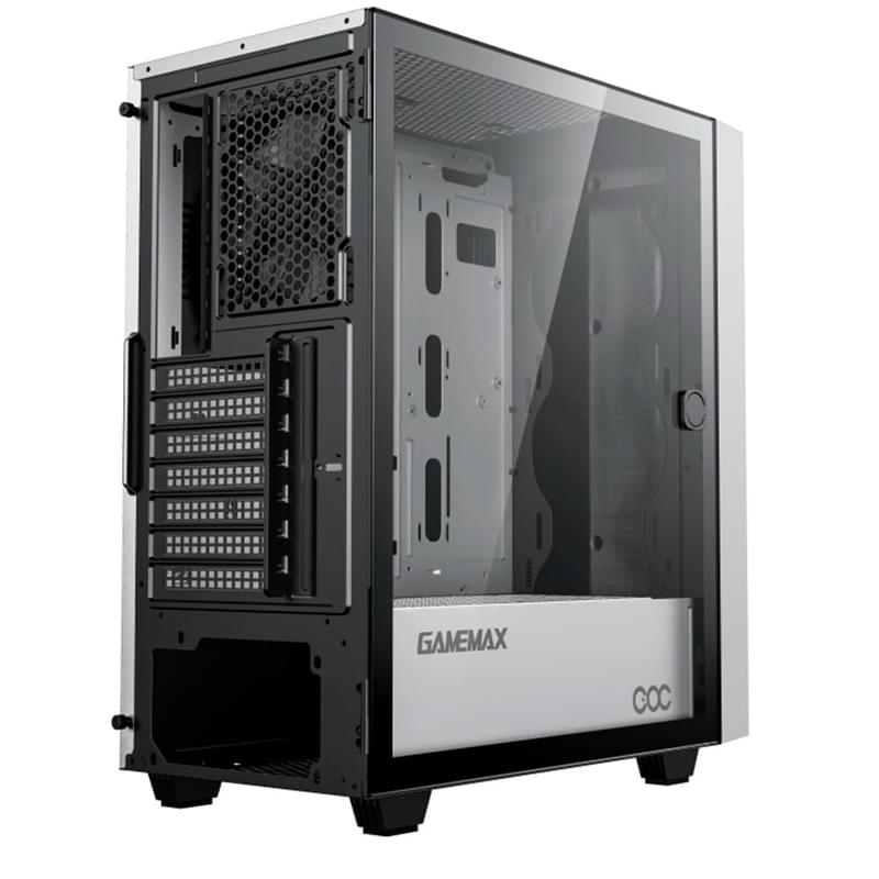 GameMax Brufen C3 COC WB Mid-Tower кейсі, window, White ATX - фото #6, Technodom.kz
