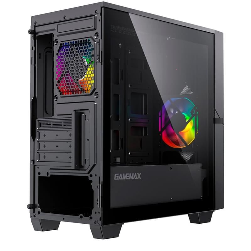Gamemax Cyclops BR MiniTower кейсі, window, Black mATX (Cyclops BR) - фото #2, Technodom.kz