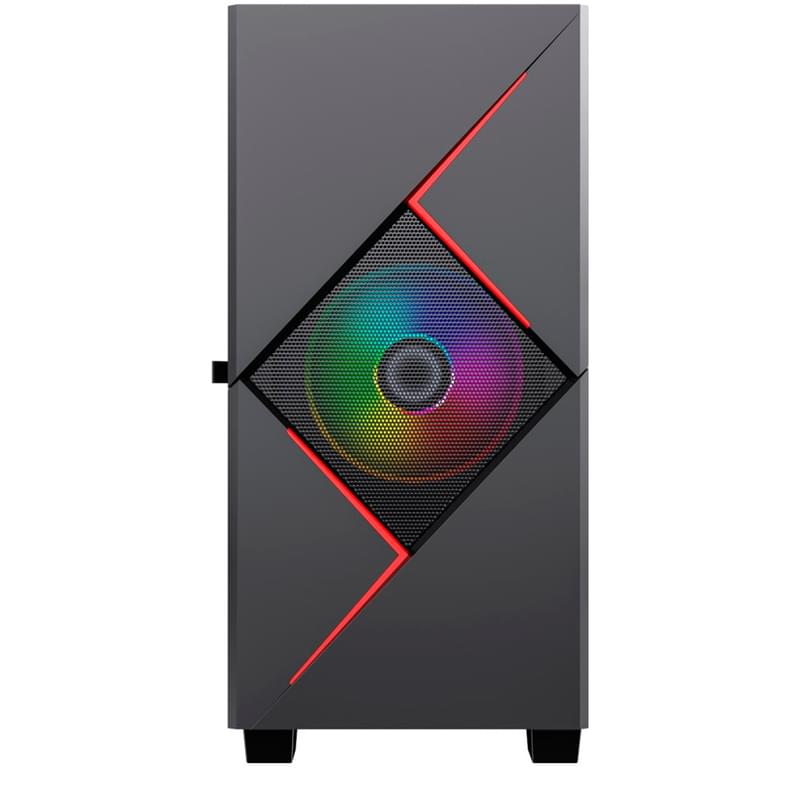 Gamemax Cyclops BR MiniTower кейсі, window, Black mATX (Cyclops BR) - фото #3, Technodom.kz