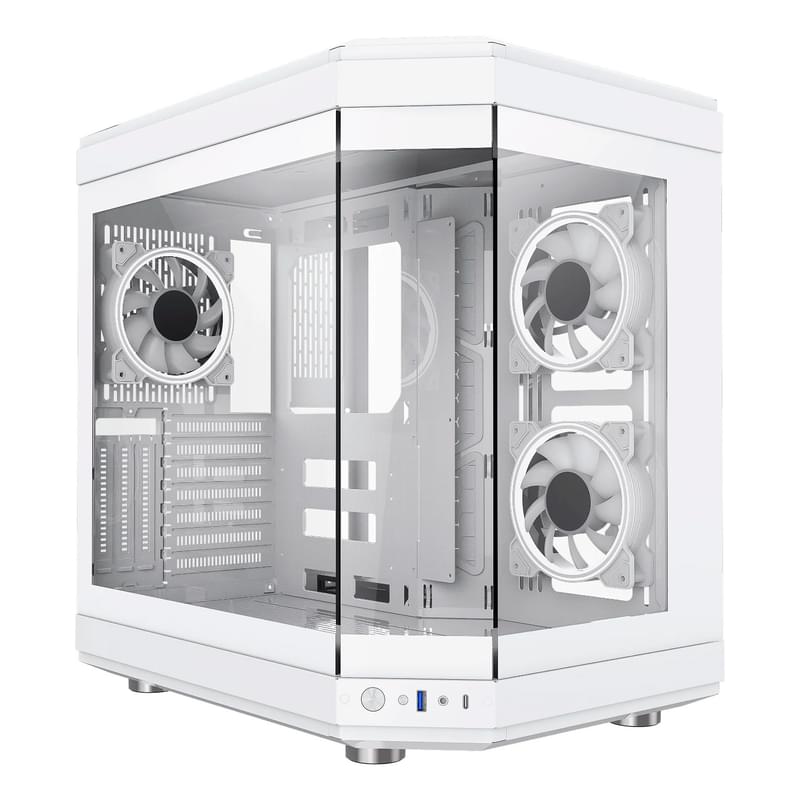 ПК корпус GameMax HYPE MidTower, window, White ATX - фото #1, Technodom.kz