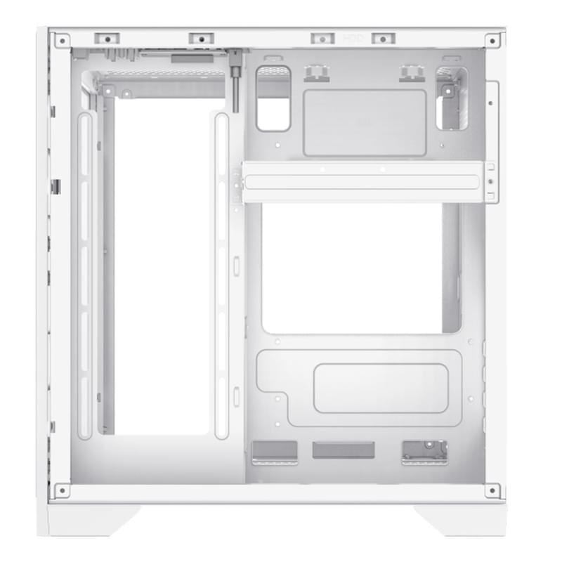 ПК корпус GameMax Infinity Mini MiniTower, window, White mATX - фото #10, Technodom.kz