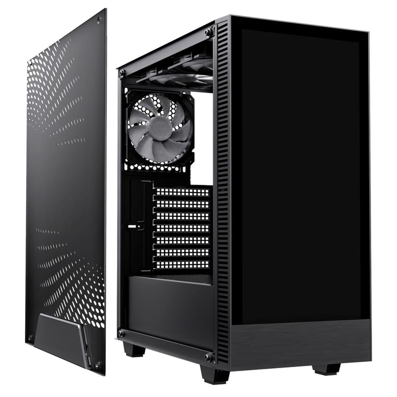 ПК корпус Gamemax Kreator MidiTower, window, Black ATX - фото #2, Technodom.kz