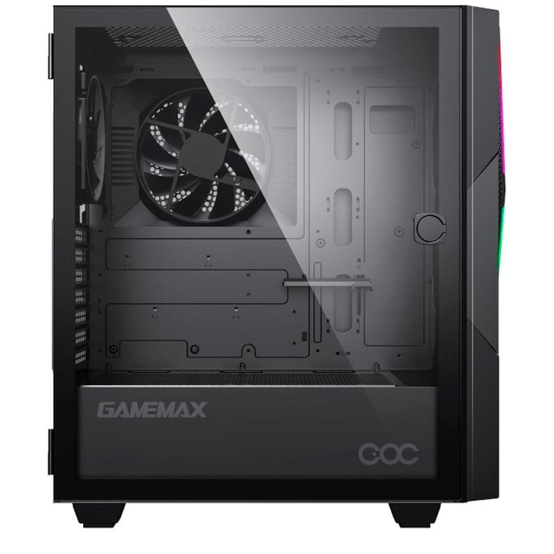 ПК корпус GameMax Typhoon COC Mid-Tower, window, Black E-ATX - фото #2, Technodom.kz