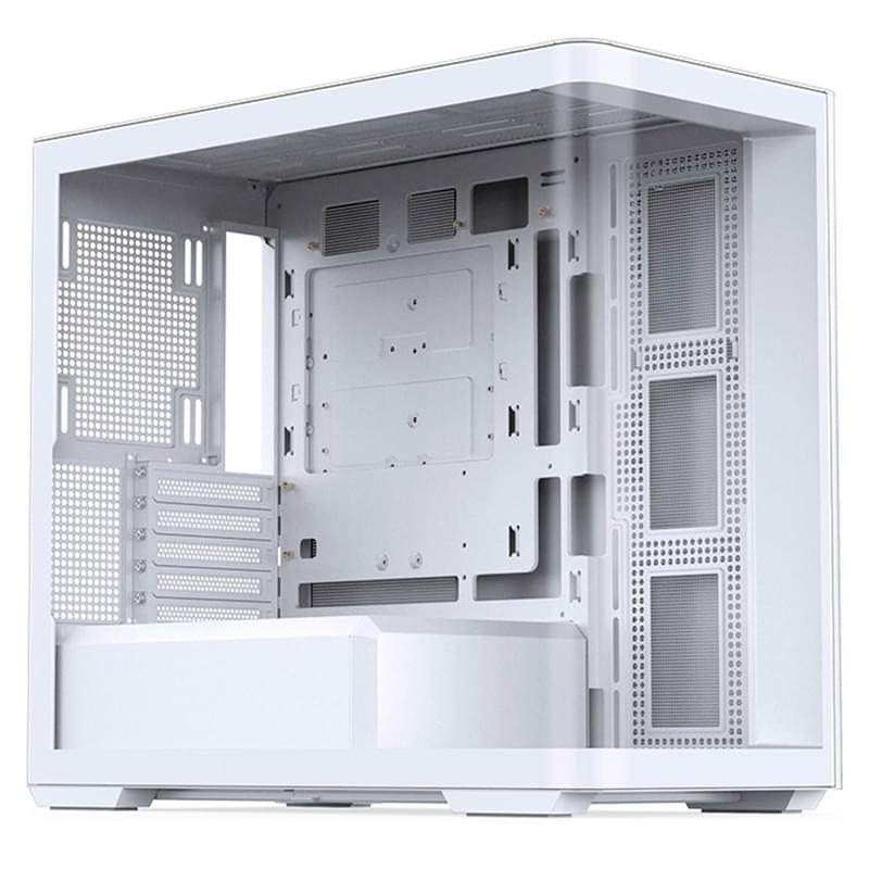 ПК корпус Jonsbo D300 MidTower, window, White mATX [D300 White] - фото #0, Technodom.kz