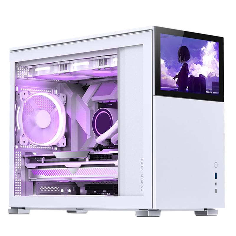 Jonsbo D31 STD SCREEN MiniTower, window, White mATX (D31 STD SC White) кейсі - фото #0, Technodom.kz