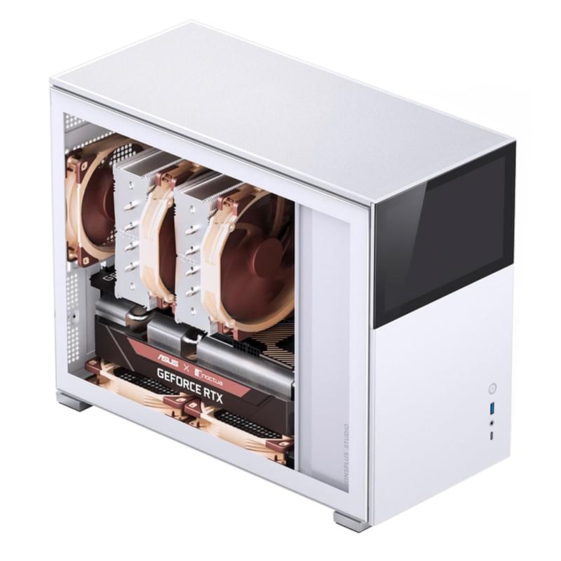 Jonsbo D31 STD SCREEN MiniTower, window, White mATX (D31 STD SC White) кейсі - фото #2, Technodom.kz