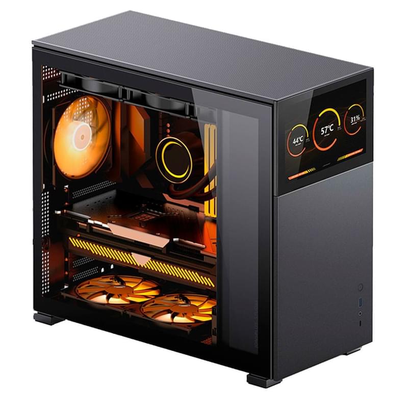 ПК корпус Jonsbo D41 STD SCREEN MiniTower, window, Black ATX (D41 STD SC Black) - фото #0, Technodom.kz