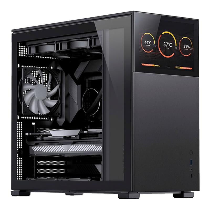 ПК корпус Jonsbo D41 STD SCREEN MiniTower, window, Black ATX (D41 STD SC Black) - фото #1, Technodom.kz