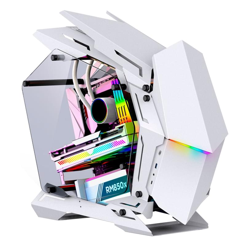 ПК корпус Jonsbo MOD-3 Mini MiniTower, window, White mATX (MOD-3 Mini White) - фото #1, Technodom.kz